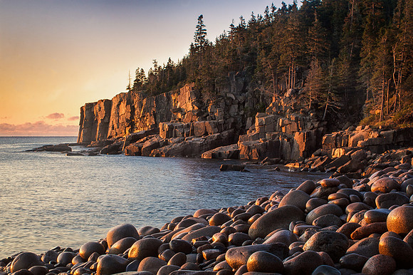 Sunrise at Otter Cliffs